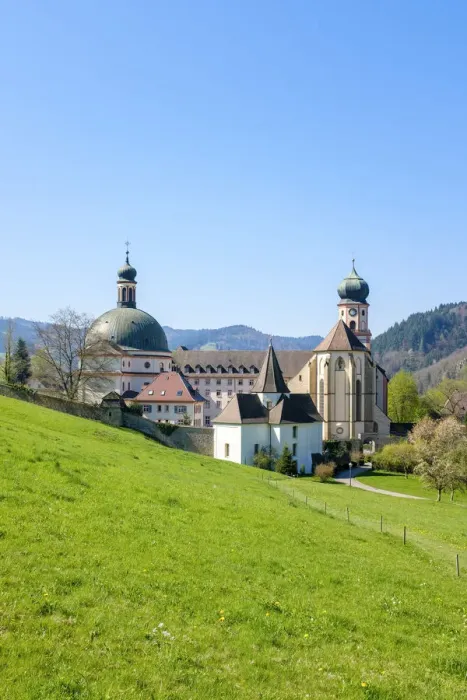 Framed Print : Benedictine Monastery of Saint Trudpert (Kloster Sankt Trudpert) in early Spring Framed Print : Benedictine Monastery of Saint Trudpert (Kloster Sankt Trudpert) in early Spring