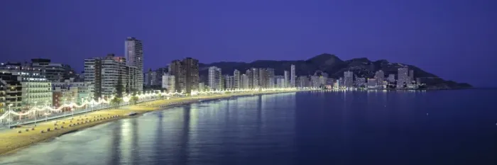 Framed Print : Benidorm, Costa Blanca Framed Print : Benidorm, Costa Blanca