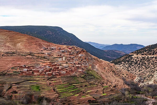 Berber village Sidi Fares, Province Al Haouz, High Atlas, Morocco