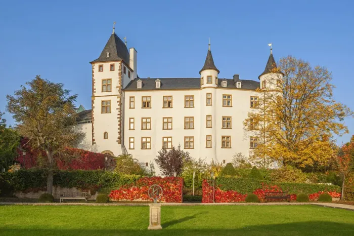Framed Print : Berg Castle, Nennig, Mosel valley, Saarland, Germany