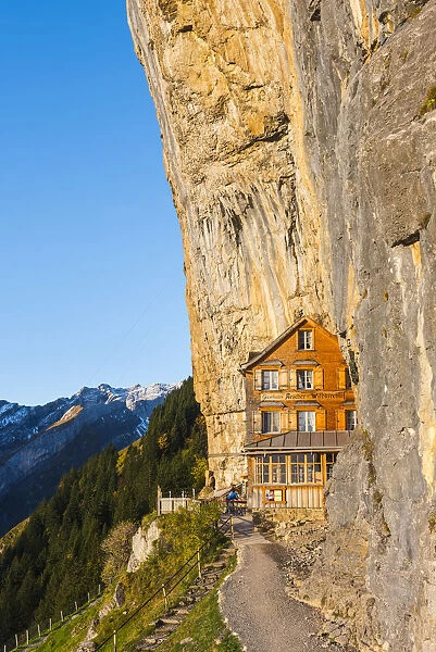 Berggasthaus Aescher-Wildkirchli, Ebenalp, Appenzell Innerrhoden, Switzerland
