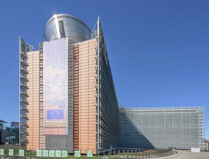 Framed Print : Berlaymont Building, HQ of the EU Commision, Brussels, Belgium