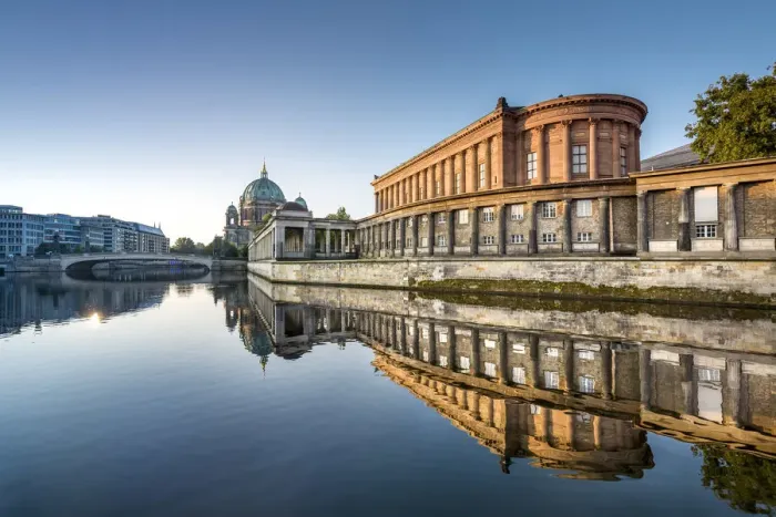 Framed Print : Berlin Dom, Alte Nationalgalerie and Spree River, Berlin, Germany