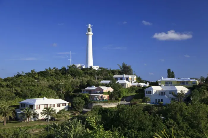 Framed Print : Bermuda, Southampton Parish, Gibbs Hill lighthouse