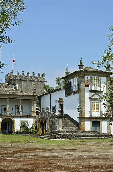 Bertiandos manor house, dating back to the 15th century, Ponte de Lima. Minho, Portugal