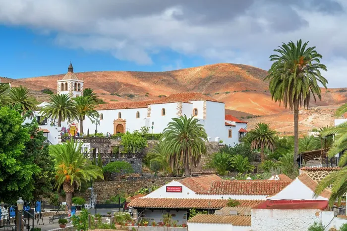 Framed Print : Betancuria village with church Santa Maria, Fuerteventura, Canary Islands, Spain Framed Print : Betancuria village with church Santa Maria, Fuerteventura, Canary Islands, Spain