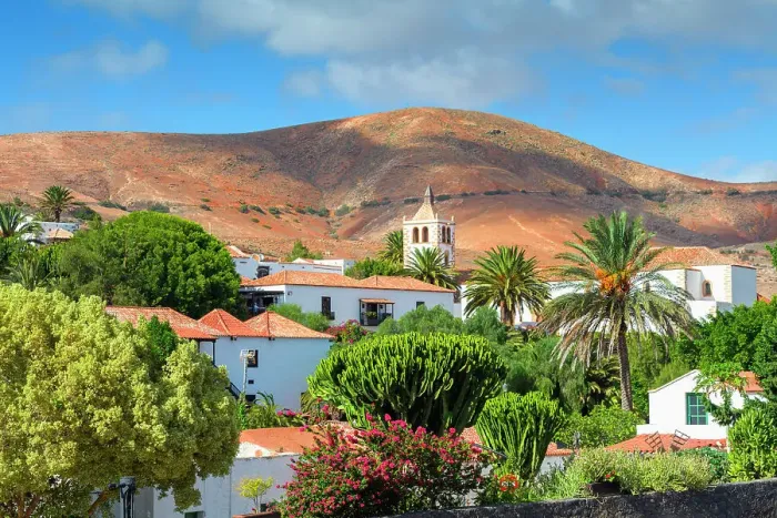 Framed Print : Betancuria village with church Santa Maria, Fuerteventura, Canary Islands, Spain Framed Print : Betancuria village with church Santa Maria, Fuerteventura, Canary Islands, Spain