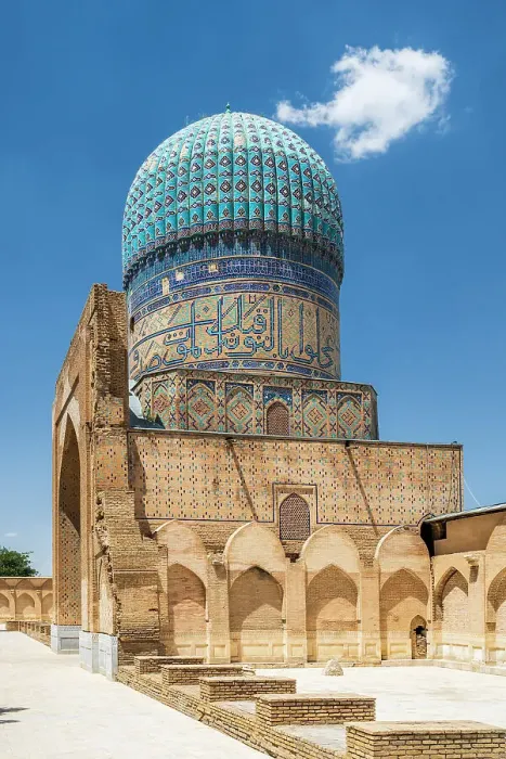 Framed Print : Bibi-Khanym Mosque, Samarkand, Uzbekistan