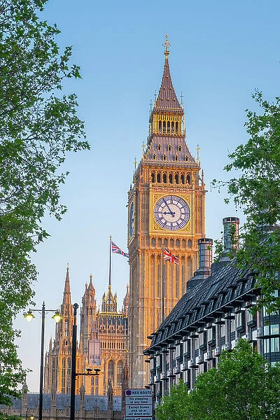 Big Ben, Houses of Parliamant, London, England, UK