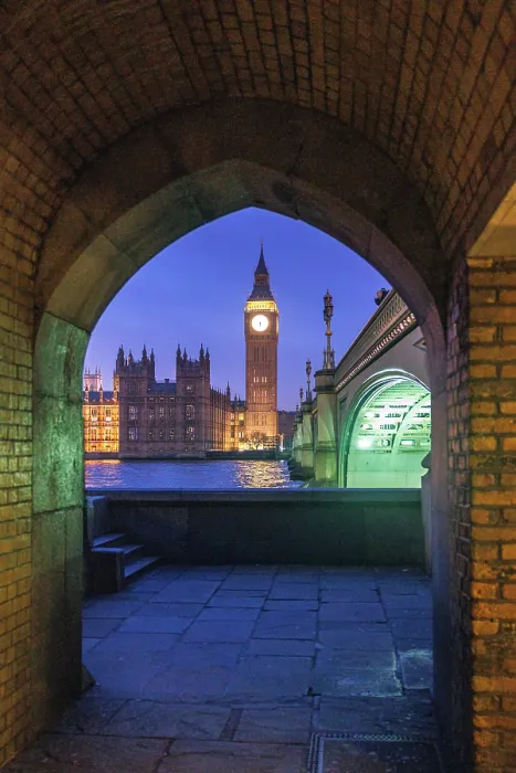 Framed Print : Big Ben and the Houses of Parliament, London, England, UK
