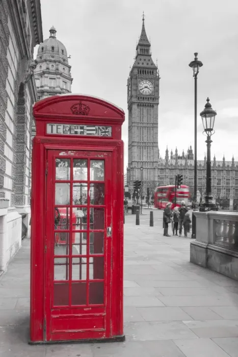 Framed Print : Big Ben, Houses of Parliament and a red phone box, London, England Framed Print : Big Ben, Houses of Parliament and a red phone box, London, England