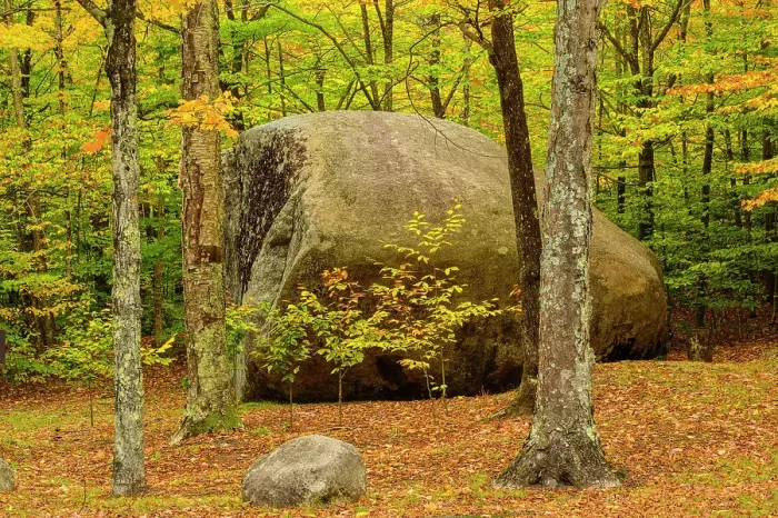 Framed Print : The Big Rock, Big Rock Campground, White Mountain National Forest, New Hampshire, USA Framed Print : The Big Rock, Big Rock Campground, White Mountain National Forest, New Hampshire, USA