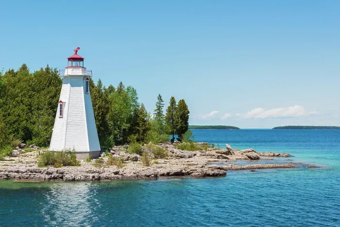 Framed Print : Big Tub Lighthouse, Georgian Bay, Tobermory, Ontario, Canada Framed Print : Big Tub Lighthouse, Georgian Bay, Tobermory, Ontario, Canada