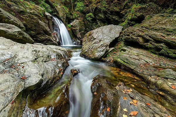 Bingham Falls, Stowe, Vermont, New England, USA