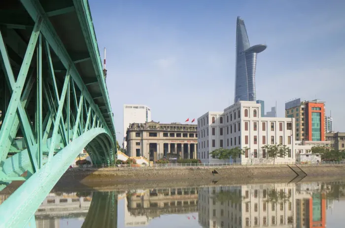 Framed Print : Bitexco Financial Tower and Ben Nghe river, Ho Chi Minh City, Vietnam Framed Print : Bitexco Financial Tower and Ben Nghe river, Ho Chi Minh City, Vietnam