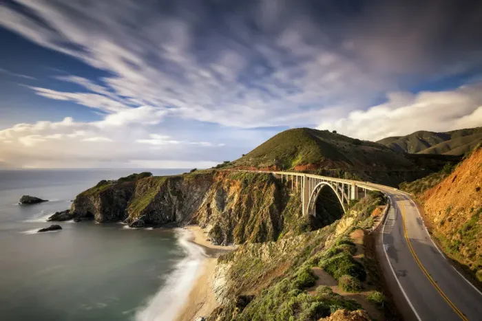 Framed Print : Bixby Bridge, Big Sur Coastline, California, USA Framed Print : Bixby Bridge, Big Sur Coastline, California, USA