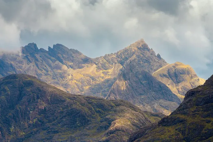 Framed Print : Detail of Black Cuillin mountains, Isle of Skye, Scottish Highlands, Scotland, UK Framed Print : Detail of Black Cuillin mountains, Isle of Skye, Scottish Highlands, Scotland, UK