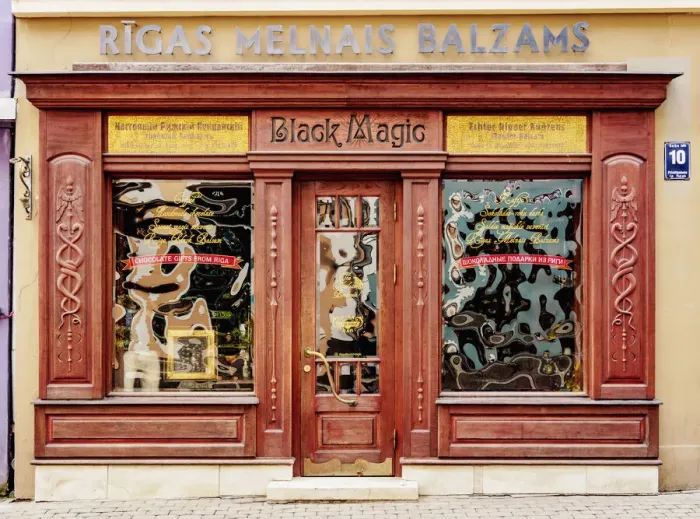 Framed Print : Black Magic Chocolate House, Old Town, Riga, Latvia Framed Print : Black Magic Chocolate House, Old Town, Riga, Latvia