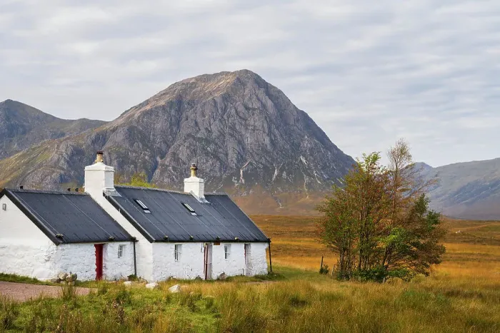 Framed Print : Black Rock Cottage, Glencoe, Highlands, Scotland Framed Print : Black Rock Cottage, Glencoe, Highlands, Scotland