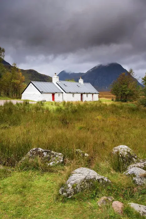 Framed Print : Black Rock Cottage, Glencoe, Highlands, Scotland Framed Print : Black Rock Cottage, Glencoe, Highlands, Scotland