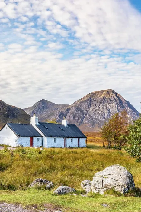 Framed Print : Black Rock Cottage, Glencoe, Scotland, UK Framed Print : Black Rock Cottage, Glencoe, Scotland, UK
