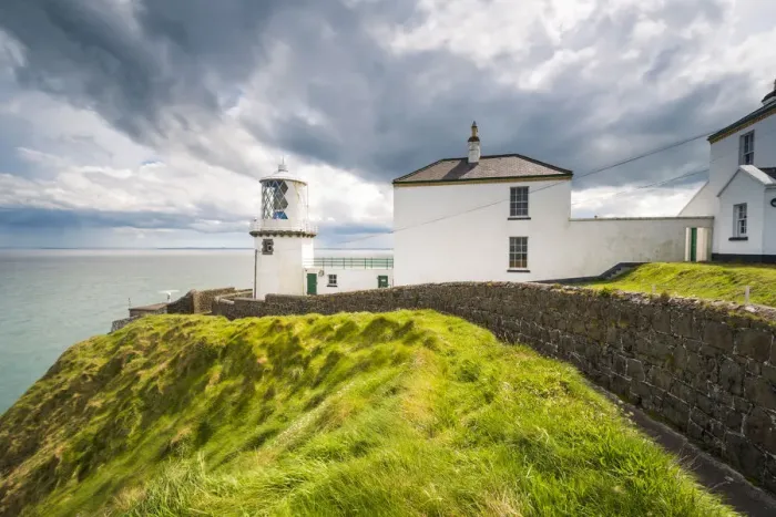 Framed Print : Blackhead path lighthouse, Whitehead, County Antrim, Ulster region, northern Ireland Framed Print : Blackhead path lighthouse, Whitehead, County Antrim, Ulster region, northern Ireland