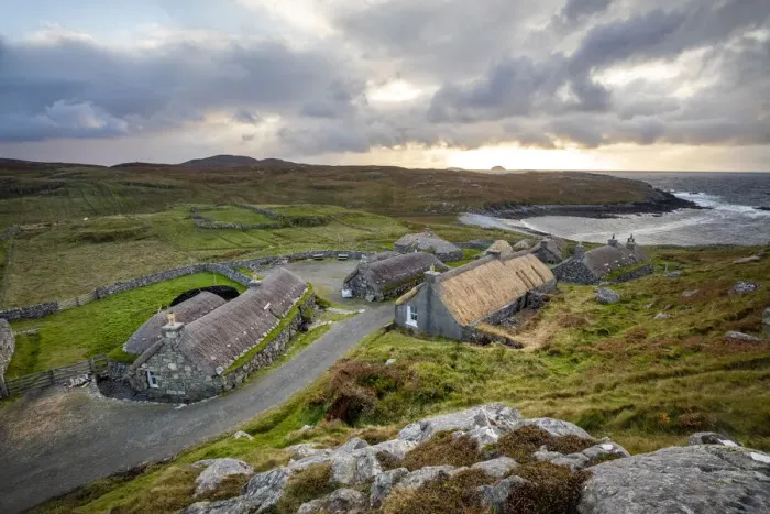 Framed Print : Blackhouses, Gearrannan Blackhouse Village, Isle of Lewis, Outer Hebrides, Scotland Framed Print : Blackhouses, Gearrannan Blackhouse Village, Isle of Lewis, Outer Hebrides, Scotland