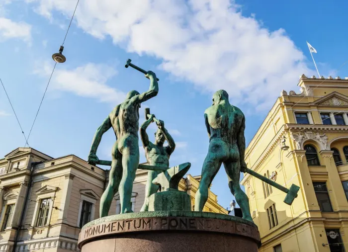 Framed Print : Three Blacksmiths Statue, Helsinki, Uusimaa County, Finland Framed Print : Three Blacksmiths Statue, Helsinki, Uusimaa County, Finland