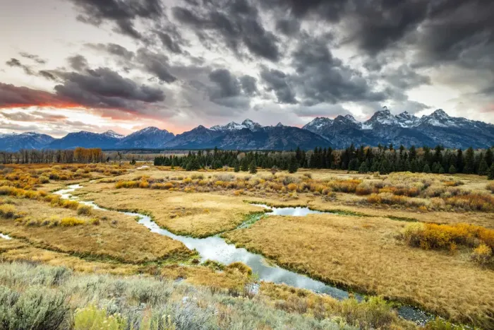 Framed Print : Blacktail Ponds Overlook at sunset Grand Teton National Park, Wyoming, USA Framed Print : Blacktail Ponds Overlook at sunset Grand Teton National Park, Wyoming, USA