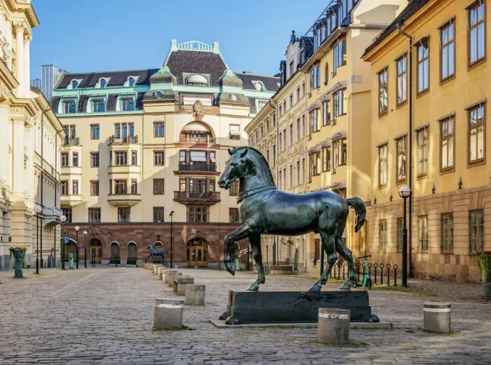 Framed Print : Blasieholmstorg, Stockholm, Stockholm County, Sweden