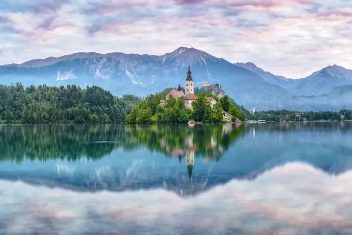 Framed Print : Bled, Upper Carniola, Slovenia, East Europe Framed Print : Bled, Upper Carniola, Slovenia, East Europe