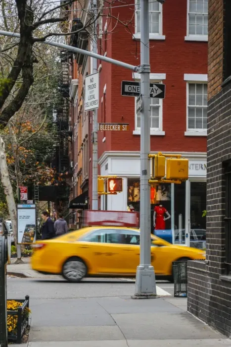 Framed Print : Bleeker Street, Greenwich Village, Manhattan, New York City, New York, USA