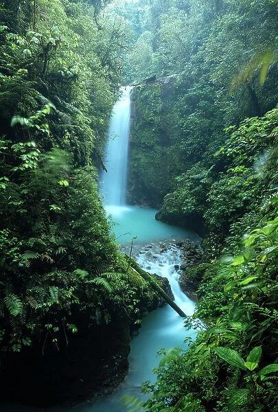Blue Falls of Costa Rica, Alajuela Province, Costa Rica, Central America