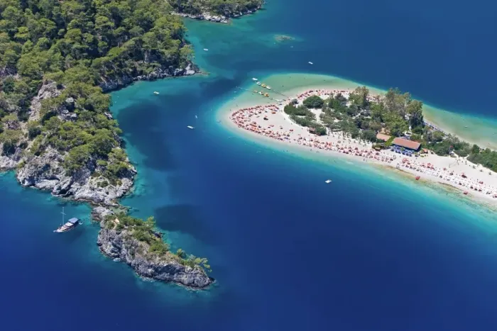 Framed Print : Blue Lagoon and Belcekiz beach Framed Print : Blue Lagoon and Belcekiz beach
