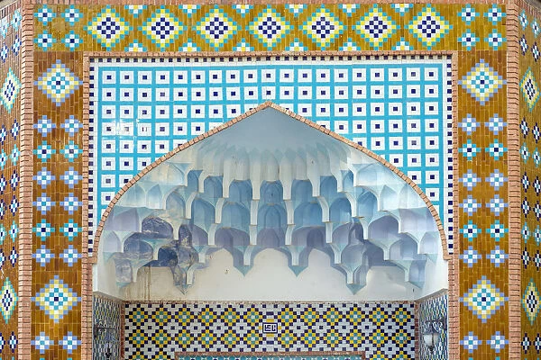 Blue Mosque (detail), an 18th-century Shia mosque in Yerevan, Armenia