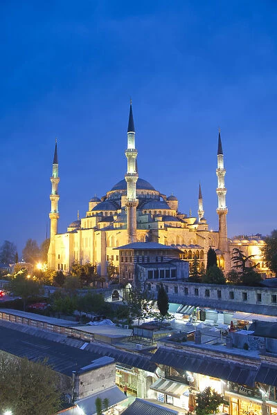 Blue Mosque (Sultan Ahmet Camii), Sultanahmet, Istanbul, Turkey