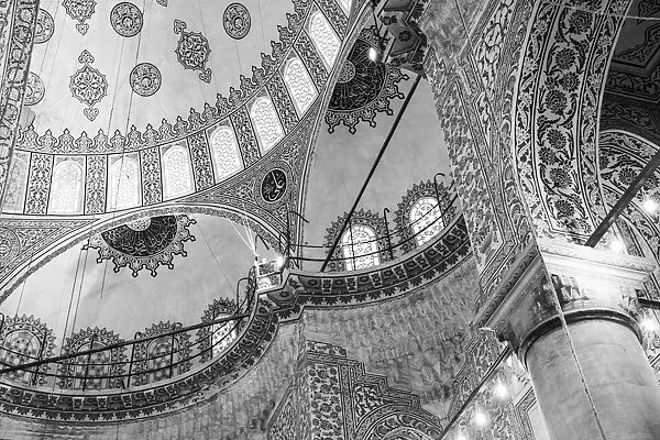 Blue Mosque (UNESCO World Heritage Site), Sultanahmet, Istanbul, Turkey