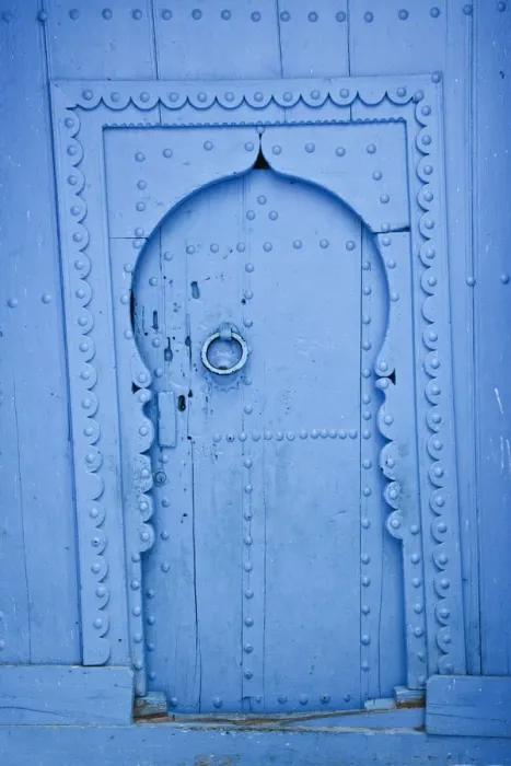 Framed Print : Blue painted doorway, Chefchaouen, Morocco Framed Print : Blue painted doorway, Chefchaouen, Morocco