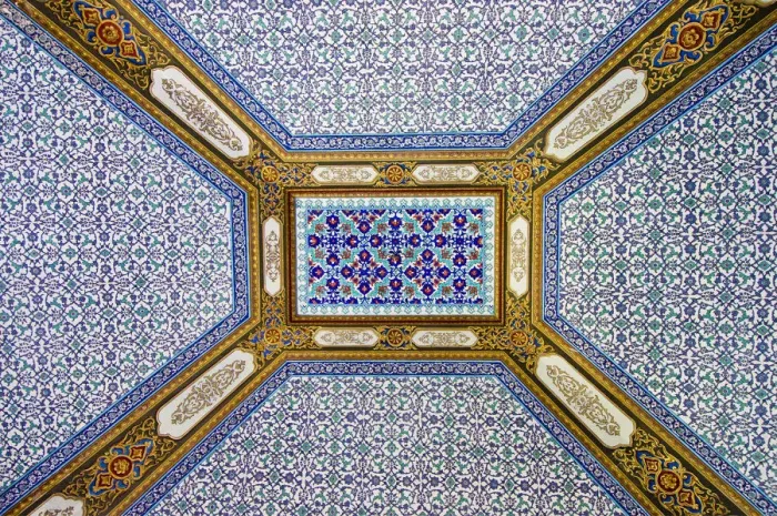 Framed Print : Blue tiles at Topkapi, a UNESCO World Heritage Site. Istanbul, Turkey Framed Print : Blue tiles at Topkapi, a UNESCO World Heritage Site. Istanbul, Turkey