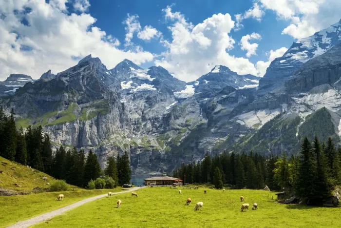 Framed Print : Bluemlisalp, Bernese Oberland, Switzerland