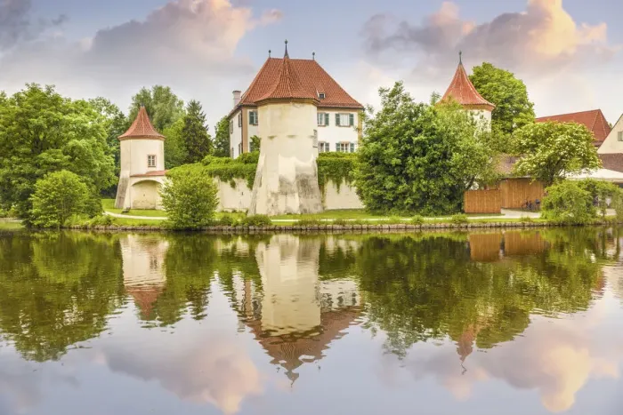 Framed Print : Blutenburg Castle in Munich, Upper Bavaria, Bavaria, Germany Framed Print : Blutenburg Castle in Munich, Upper Bavaria, Bavaria, Germany