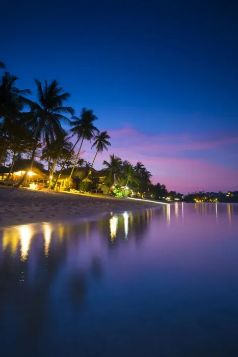 Framed Print : Bo Phut beach, Koh Samui, Thailand