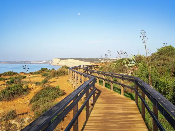 Framed Print : Boardwalk, Ponta Da Piedade, Lagos, Algarve, Portugal Framed Print : Boardwalk, Ponta Da Piedade, Lagos, Algarve, Portugal