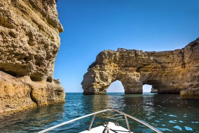 Framed Print : Boat trip, Praia da Marinha, Algarve, Portugal Framed Print : Boat trip, Praia da Marinha, Algarve, Portugal