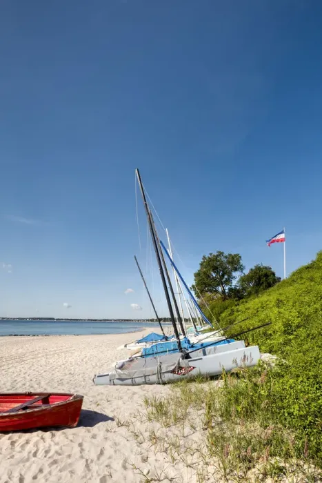 Framed Print : Boats on beach, Sierksdorf, Baltic coast, Schleswig-Holstein, Germany Framed Print : Boats on beach, Sierksdorf, Baltic coast, Schleswig-Holstein, Germany
