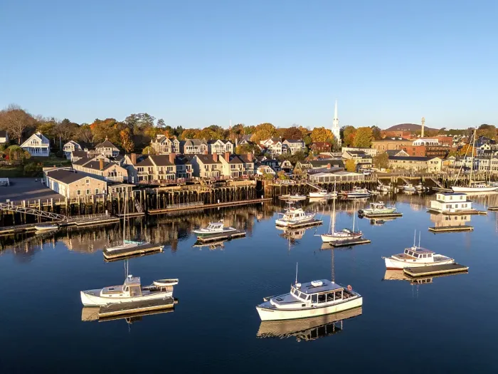 Framed Print : Boats at Camden Harbour, Camden, Maine, USA Framed Print : Boats at Camden Harbour, Camden, Maine, USA