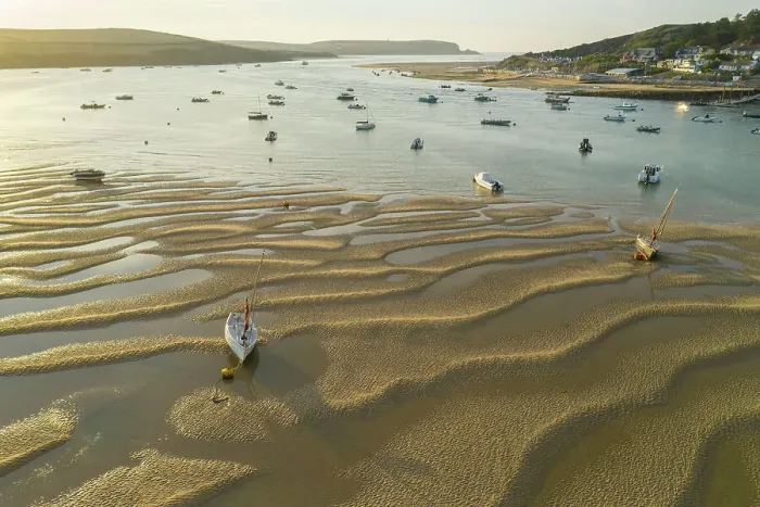 Framed Print : Boats on the Camel Estuary in Rock, North Cornwall, England. Sumemr (August) 2022 Framed Print : Boats on the Camel Estuary in Rock, North Cornwall, England. Sumemr (August) 2022