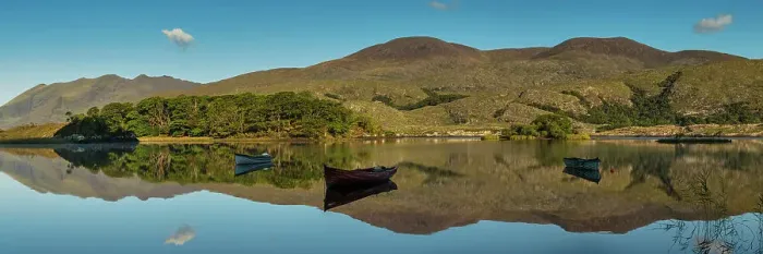 Framed Print : Boats on Upper Lake, Killarney, Co. Kerry, Ireland