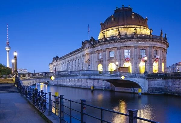 Bode Museum and Spree River, Berlin, Germany