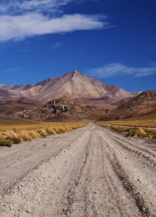 Framed Print : Bolivia, Potosi Department, Sur Lipez Province, Dirt Road and Cerro Lipez Framed Print : Bolivia, Potosi Department, Sur Lipez Province, Dirt Road and Cerro Lipez